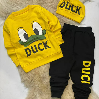 طقم DUCK من 3 قطع للأطفال للجنسين