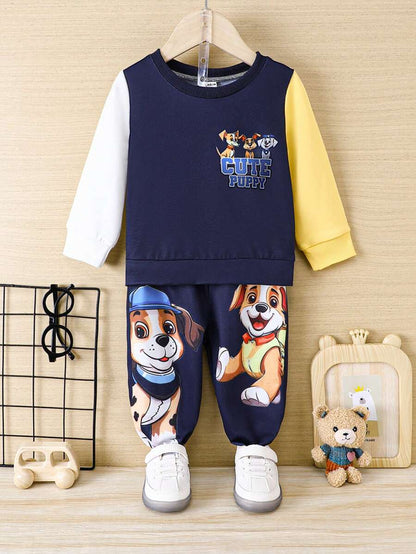 Ensemble 2 Pieces Enfant Cute Puppy