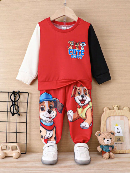 Ensemble 2 Pieces Enfant Cute Puppy